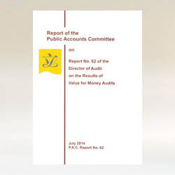 Public Accounts Committee Report No. 62 (English version)