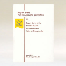 政府帐目委员会第六十四号报告书（英文版）
