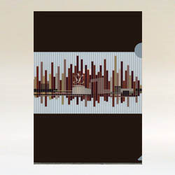 "Design on the drum wall of the Legislative Council Complex" plastic folder