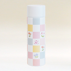 Mini Vacuum Flask (grid pattern)