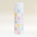 Mini Vacuum Flask (grid pattern)